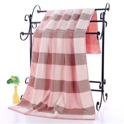 Муслиновое дышащее мягкое банное полотенце 70*140 махровое