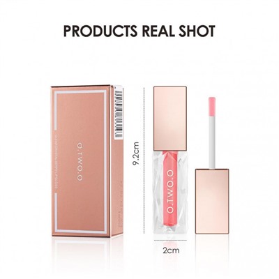 Блеск для губ O.TWO.O Clear Crystal Berry Lip Gloss глянцевый № 2 3 g