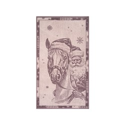 Полотенце махровое 6с103.412ж1 Мороз-наездник(т.с.мальв1) 50х90см