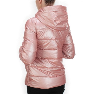 8063 PINK Куртка демисезонная женская (130 гр. синтепон)
