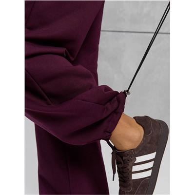 Брюки "Диагональ" Бордо  Детский