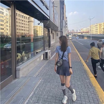 Tide, spring summer cotton socks for men and women, internet celebrity, mid length