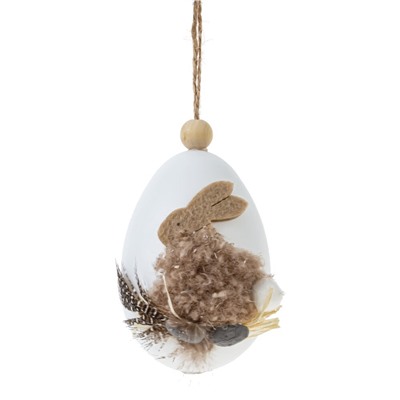 GAEM Изделие декоративное подвесное "Яйцо" (блок 6шт), L5 W6 H9 см, 3в.