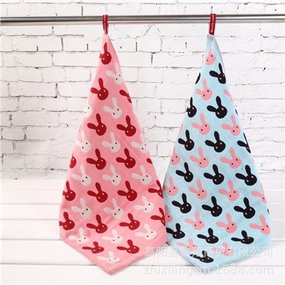 Towel, gauze cute rabbit, soft scarf, wholesale