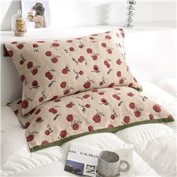 Комфортная дышащая муслиновая наволочка 52×75см