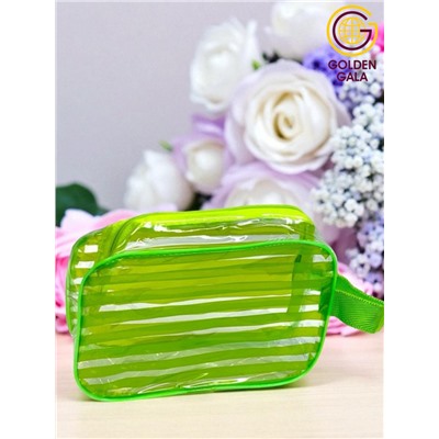 Косметичка-сумка с ручками женская прозрачная