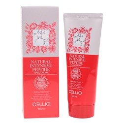 Крем для рук с пептидами, NATURAL INTENSIVE PEPTIDE HAND CREAM, DR.CELLIO, 100 мл
