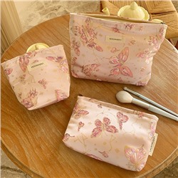 Fresh handheld cosmetic bag, storage bag for traveling, shopping bag, small clutch bag