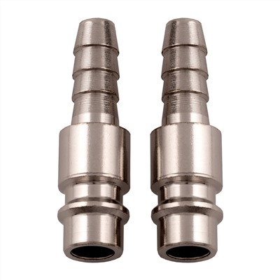 Ниппель универсальный быстросъемный ("папа") со штуцером "елка" под шланг 8 мм, 2 шт. Stels