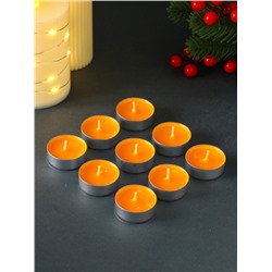 Набор свечей ароматических чайных «Апельсин в шоколаде», 9 шт.