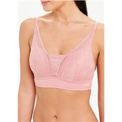 Longline Lace Non Wired Bra