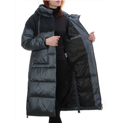 Y21636 DK. GRAY Пальто женское зимнее MEIYEE (200 гр. холлофайбера)