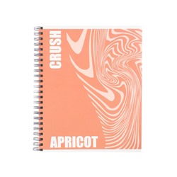 Тетрадь 96л кл на гребне Apricot, обл мел карт, блок офсет МИКС