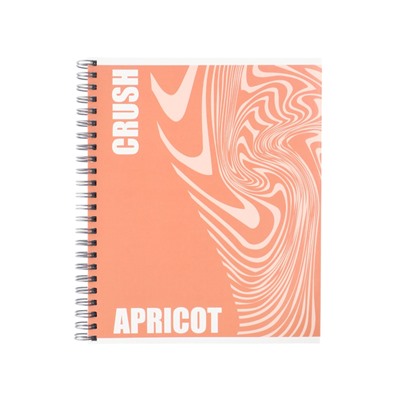 Тетрадь 96л кл на гребне Apricot, обл мел карт, блок офсет МИКС