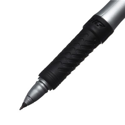 Перманентный маркер универсальный BIC Marking Ultra Fine, 0.8 мм, тонкое письмо, резиновый клип, чёрный
