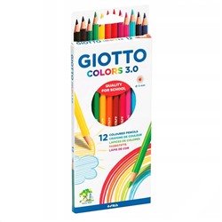 Карандаши 12цв деревянные GIOTTO COLORS 3.0 276600/48/Италия Подробнее