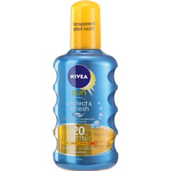 NIVEA SUN Спрей для загара Protect и Refresh transparent LSF 20, 200 мл