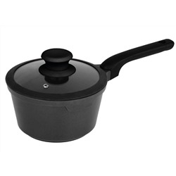 820-018 Ковш 2,2л с крышкой 18см MYSTERY в под.уп.(х8)Алюминий