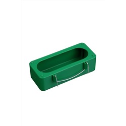 Навесная кормушка - поилка, 4×6×15 см, лотковая, пластик, Greengo