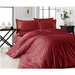 Сатиновое Постельное Белье Евро 2 сп. JACQUARD SATEN First Choice