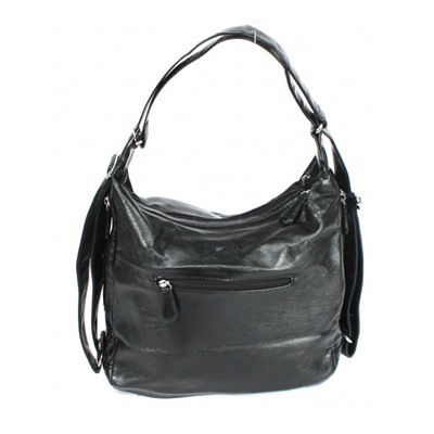 Сумка женская искусственная кожа Guecca-99417,   (рюкзак-change)  2отд,  черный 263699