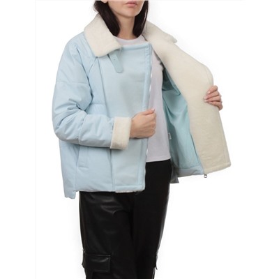 S24-163 BLUE Куртка демисезонная женская (100 гр. холлофайбер)