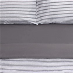Постельное бельё Этель евро Stripes 200х215 см,225х240 см,50х70± 3 см - 2 шт, новосатин