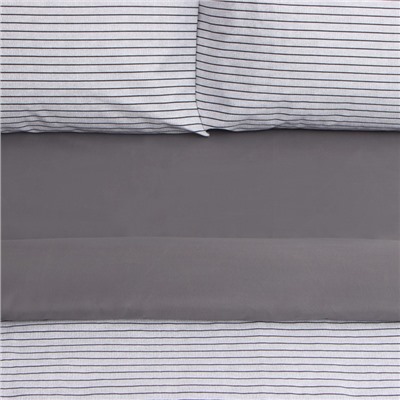 Постельное бельё Этель евро Stripes 200х215 см,225х240 см,50х70± 3 см - 2 шт, новосатин