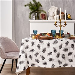 Скатерть «Этель» Christmas 150×110 см, 100%хл, саржа 190 г/м²