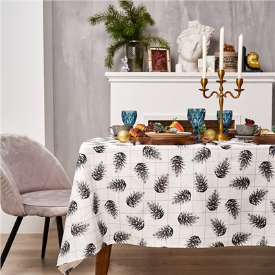 Скатерть «Этель» Christmas 150×110 см, 100%хл, саржа 190 г/м²