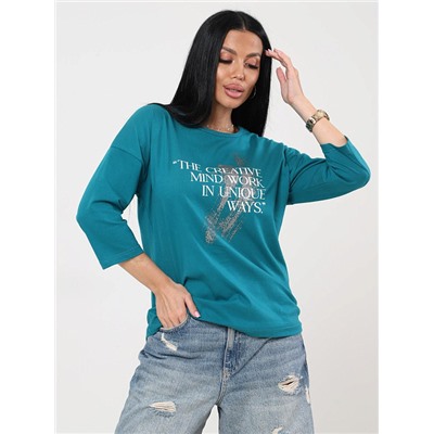 Футболка Фрактал петроль ИвК