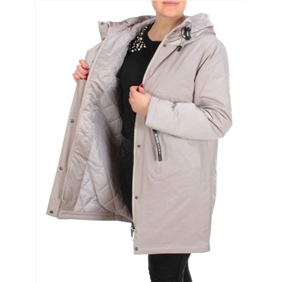 BM-07 BEIGE Куртка демисезонная женская (100 гр. синтепон)