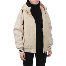 919 BEIGE Куртка демисезонная женская (100 гр. синтепон)
