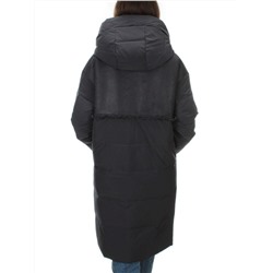 C1041 DK.GRAY Пальто зимнее женское (200 гр .холлофайбер)