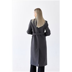 Пальто женское демисезонное 26870 (темно-серый)