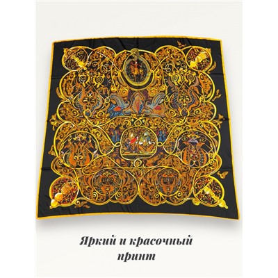 Платок шелковый большой "Парижанка" Арт 2428/7