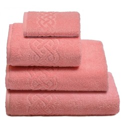 Полотенце махровое Донецкая Мануфактура Plait / Персик