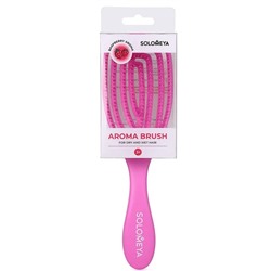 SOLOMEYA Расческа для сух.и влажных МАЛИНА OVAL