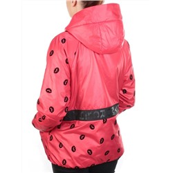 ZW-2166-C RED Куртка демисезонная женская BLACK LEOPARD (100 гр.синтепона)