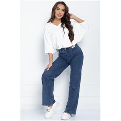 Блуза Вэнсдей (белая) Б11457