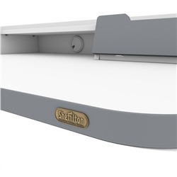 Стол рабочий SHT-TU30-2/TT31 120/65 ЛДСП
                        серый / белый шагрень / серый