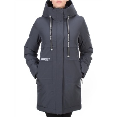 8802 DARK BLUE Пальто зимнее женское CLOUD LAG CAT (200 гр. холлофайбер)