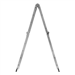 Лестница шарнирная алюминиевая, 2 х 4 + 2 х 5, Сибртех