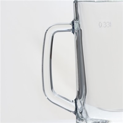 Пивные кружки Luminarc «Время дегустаций», 330 мл, набор 2 шт., стекло, прозрачные