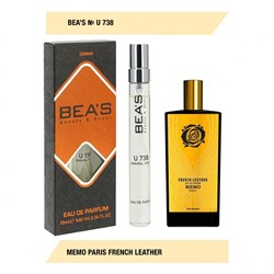 Парфюм Beas Memo Paris French Leather unisex U738 10 ml, Парфюм унисекс Beas U738 создан по мотивам аромата Memo Paris French Leather