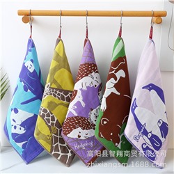 Cotton gauze towel, children's scarf for kindergarten, wholesale