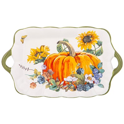 БЛЮДО AGNESS "УРОЖАЙ" 23,5*14*2,5 СМ (КОР=36ШТ.)