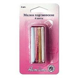 Мелки портновские. 4 цвета Hemline