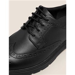 Kids' Leather Freshfeet™ School Shoes (13 Small - 9 Large)