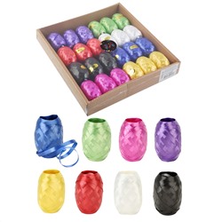 Лента декоративная 5мм 10м матовый ассорти 8 видов КОКОС 212895/24/Китай